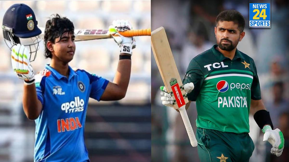 Vaibhav Suryavanshi and Babar Azam